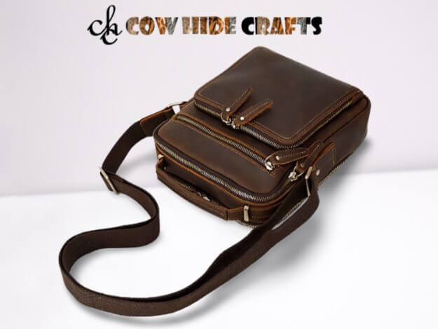 Crossbody Sling Leather Purse image 3