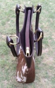 Cowhide Leather Shoulder Bag image 1