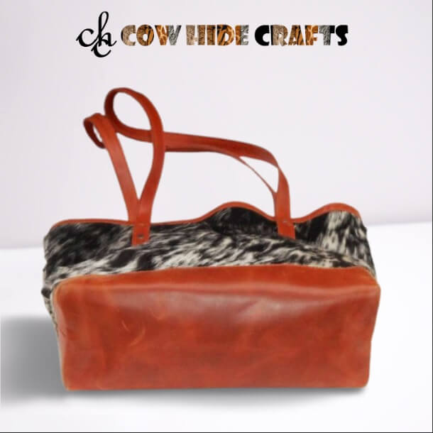 Salt And Pepper Cowhide Bag image 1