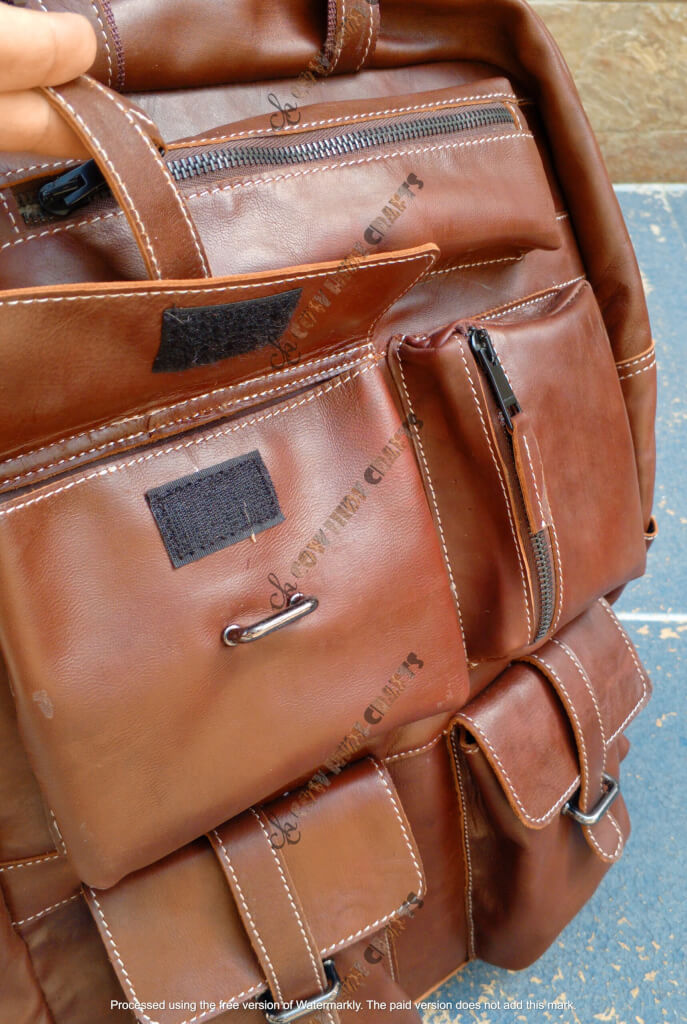 Brown Laptop Backpack image 2