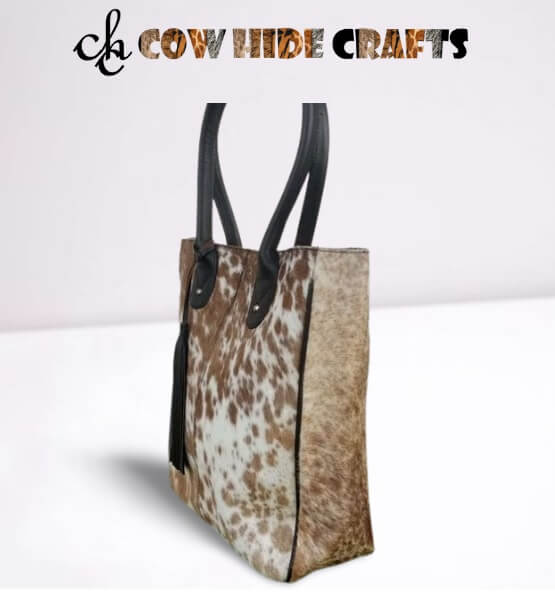 Cowhide Box Tote image 1