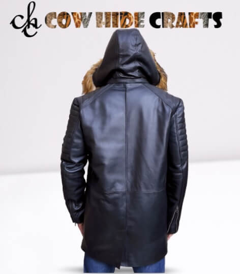Mens Parka Fur Collar Jacket image 2