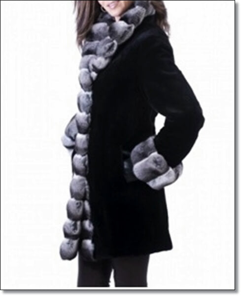 Silver Crystal Trim Cuffs & Collar.