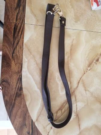 Cowhide Leather Hobo Bag image 4