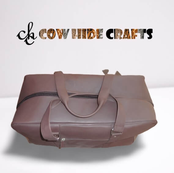 Cowhide Nappy Bag image 1