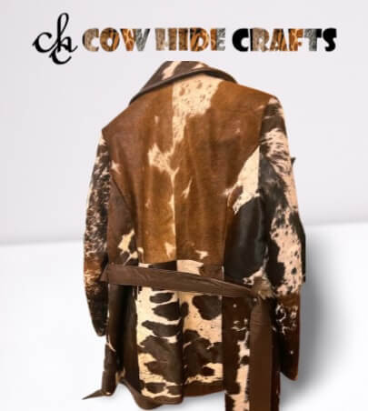 Cowhide Long Coat image 2