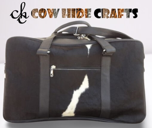 Cowhide Nappy Duffle Bag image 2