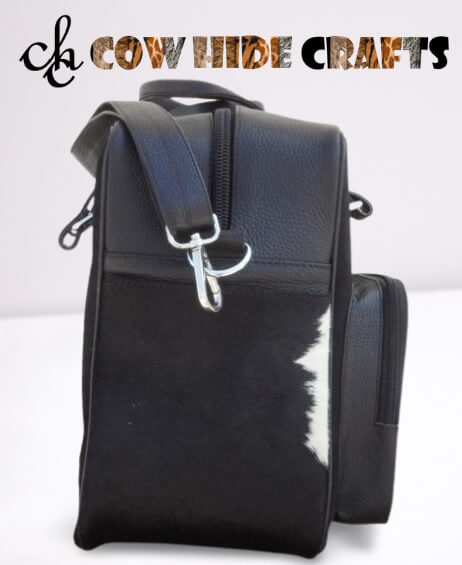 Cowhide Nappy Duffle Bag image 3
