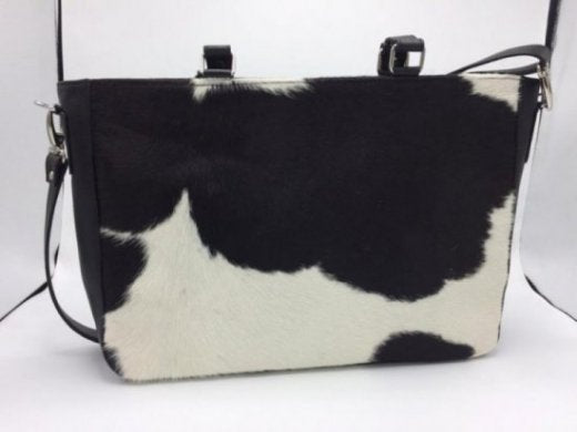 Cowhide business bag for flights and everyday work use