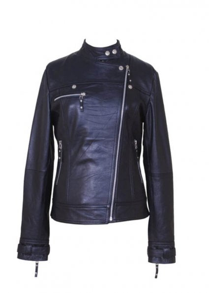 Lamb Leather Biker Jacket image 1