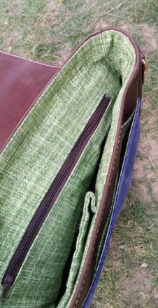 Genuine Leather Messenger Bag image 1