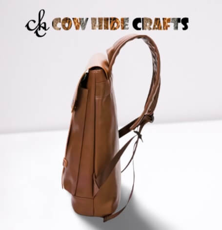 Leather Notebook Backpack image 2