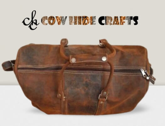 Classic Leather Duffle Bag image 3