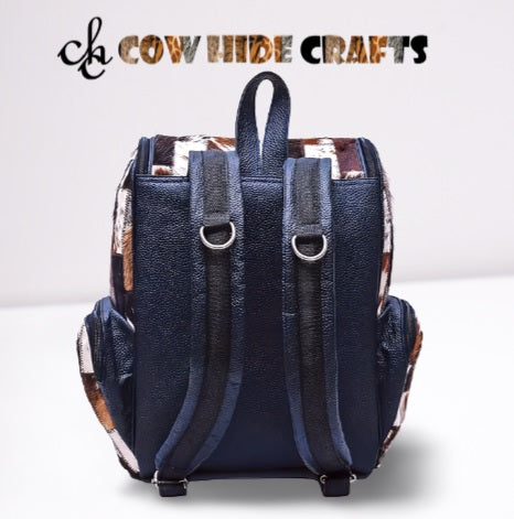 Baby Mama Diaper Nappy Backpack Leather Backside