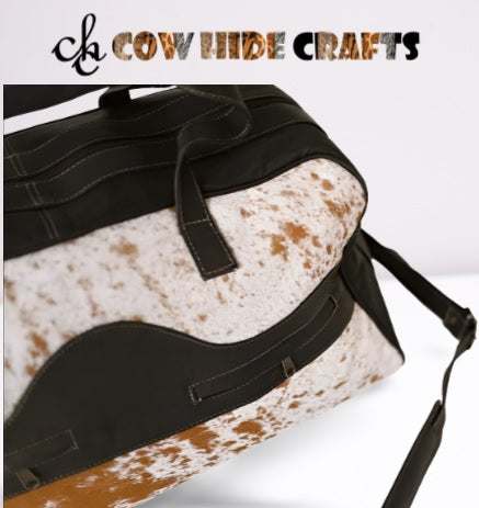 Leather & Cowhide Duffle Bag