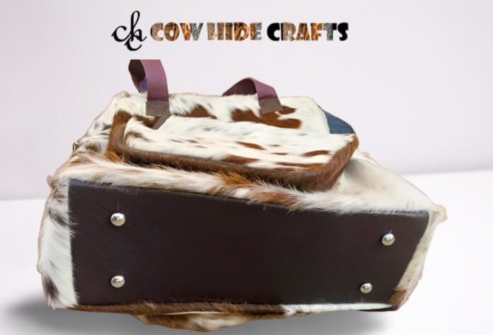 Cowhide tennis leather bag firm base