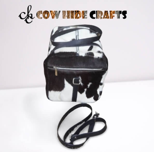 Cowhide Travel Duffle Bag image 1