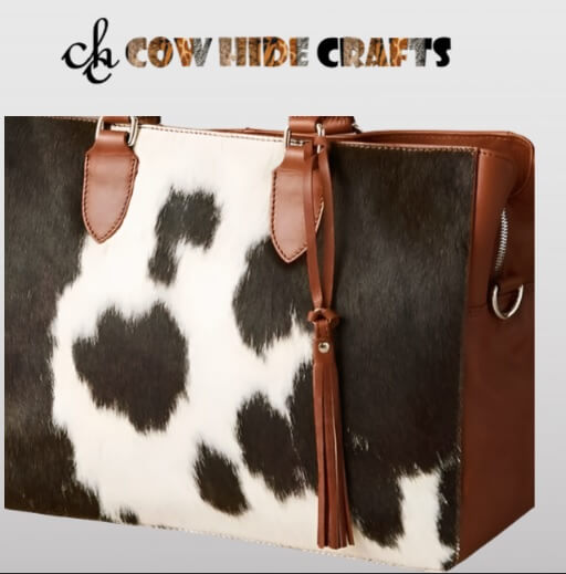Box Shape Cowhide Bag image 1