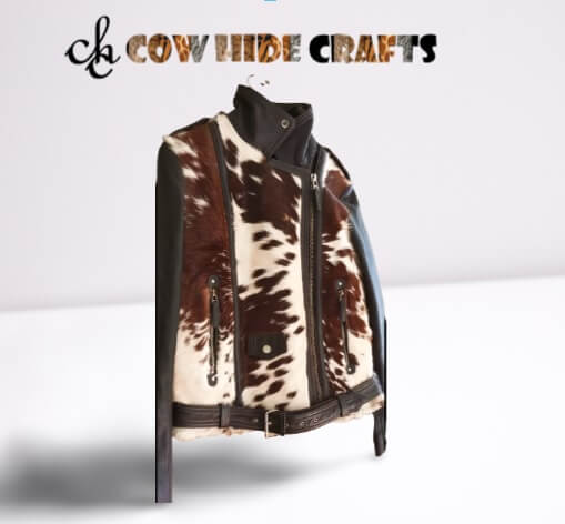 Cowhide Leather Unisex Jacket image 2