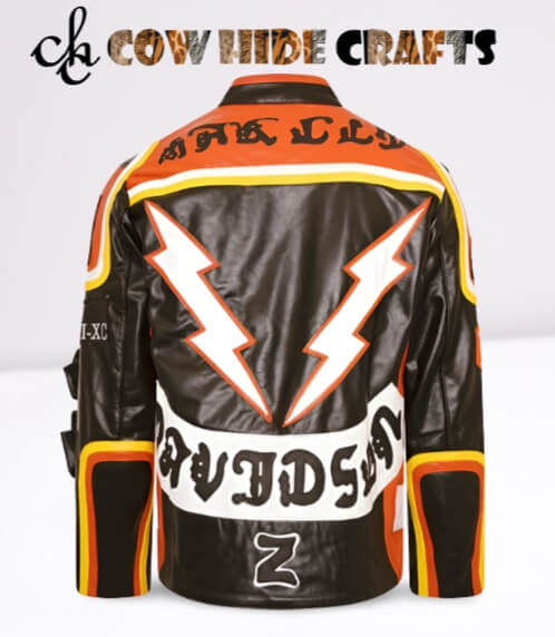 Harley Davidson inspired sheepskin jacket
