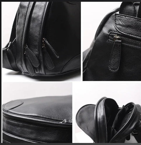 Lined interior with a small compartment inside