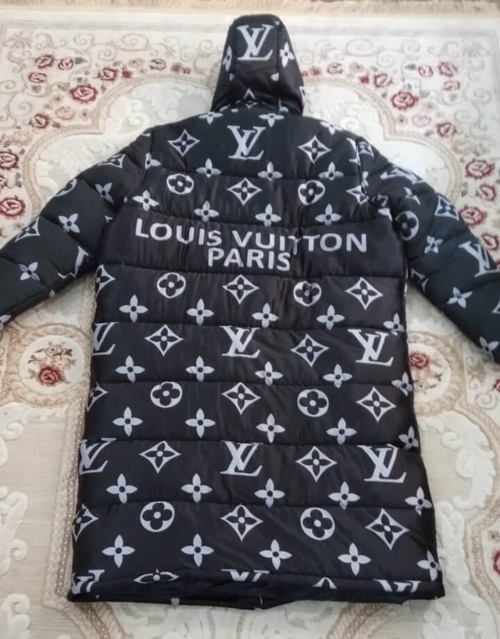 Long winter puffer coat for men and gentlemen