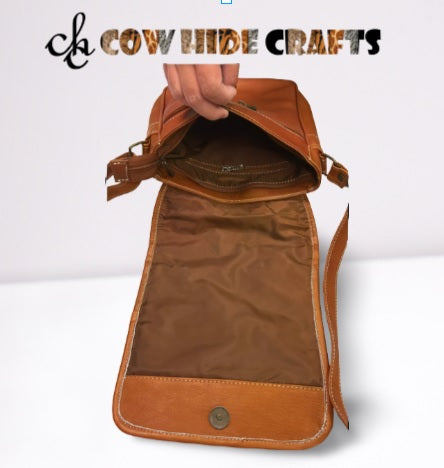 Western boutique style long strap partywear durable leather bag