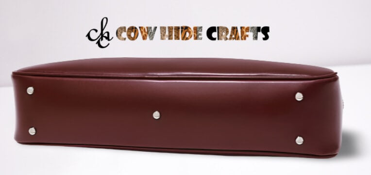 stylish underarm small leather duffle