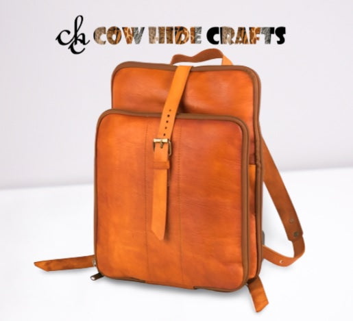 Double Zipper Compartment Sheepskin Backpack