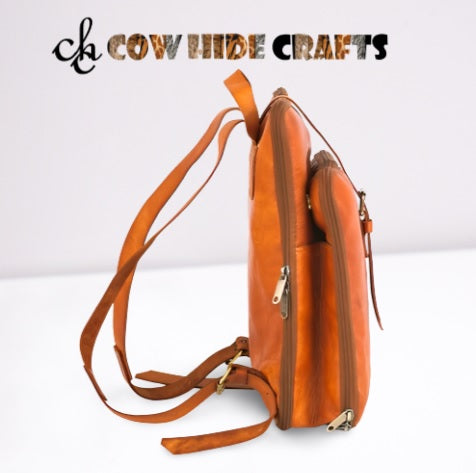 Multiple storage magnetic compartments everyday carry leather satchel