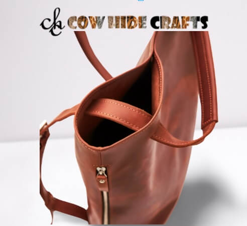 Vintage leather bag magnetic snap
