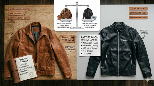 Leather jacket worth