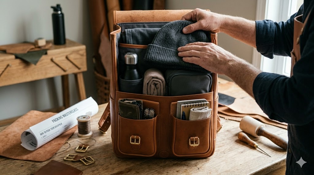 How to pack a backpack efficiently
