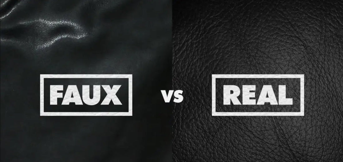 leather vs faux leather comparison texture