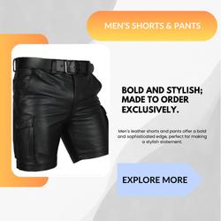 Men Leather Pants & Shorts