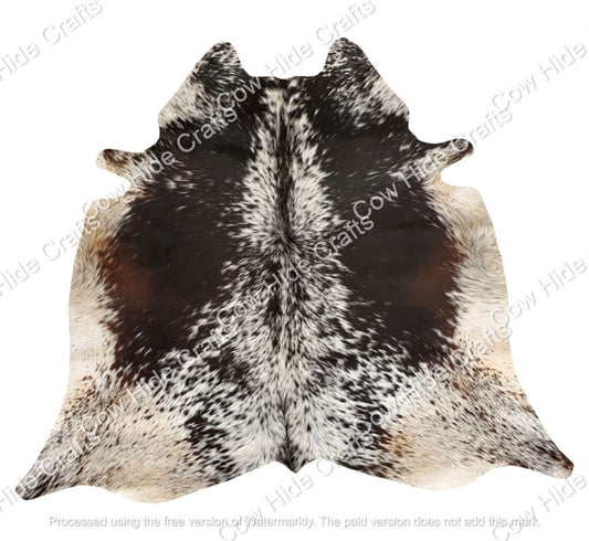 Dark Brown Cowhide Rug image 0