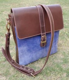 Genuine Leather Messenger Bag image 0