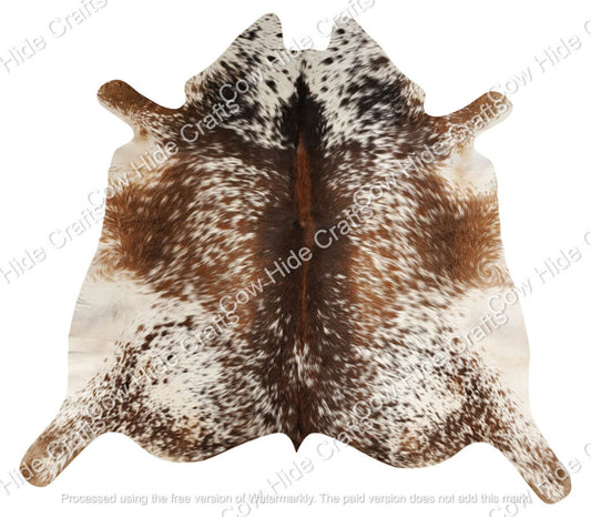 Spotted Brown Cowhide Rug image 0