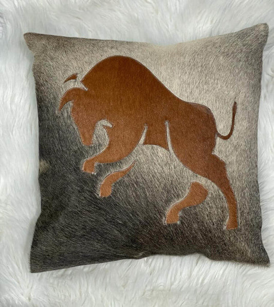 Printed Cowhide Cushion Covers image 0