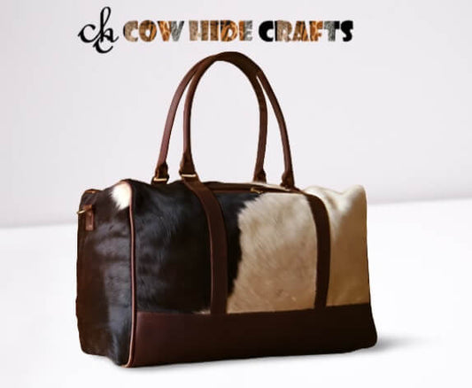 Cowhide Large Duffle Bag image 0