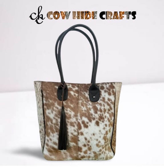 Cowhide Box Tote image 0