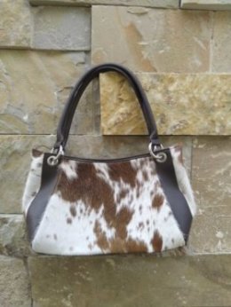 Cowhide Women Shoulder Purse image 0