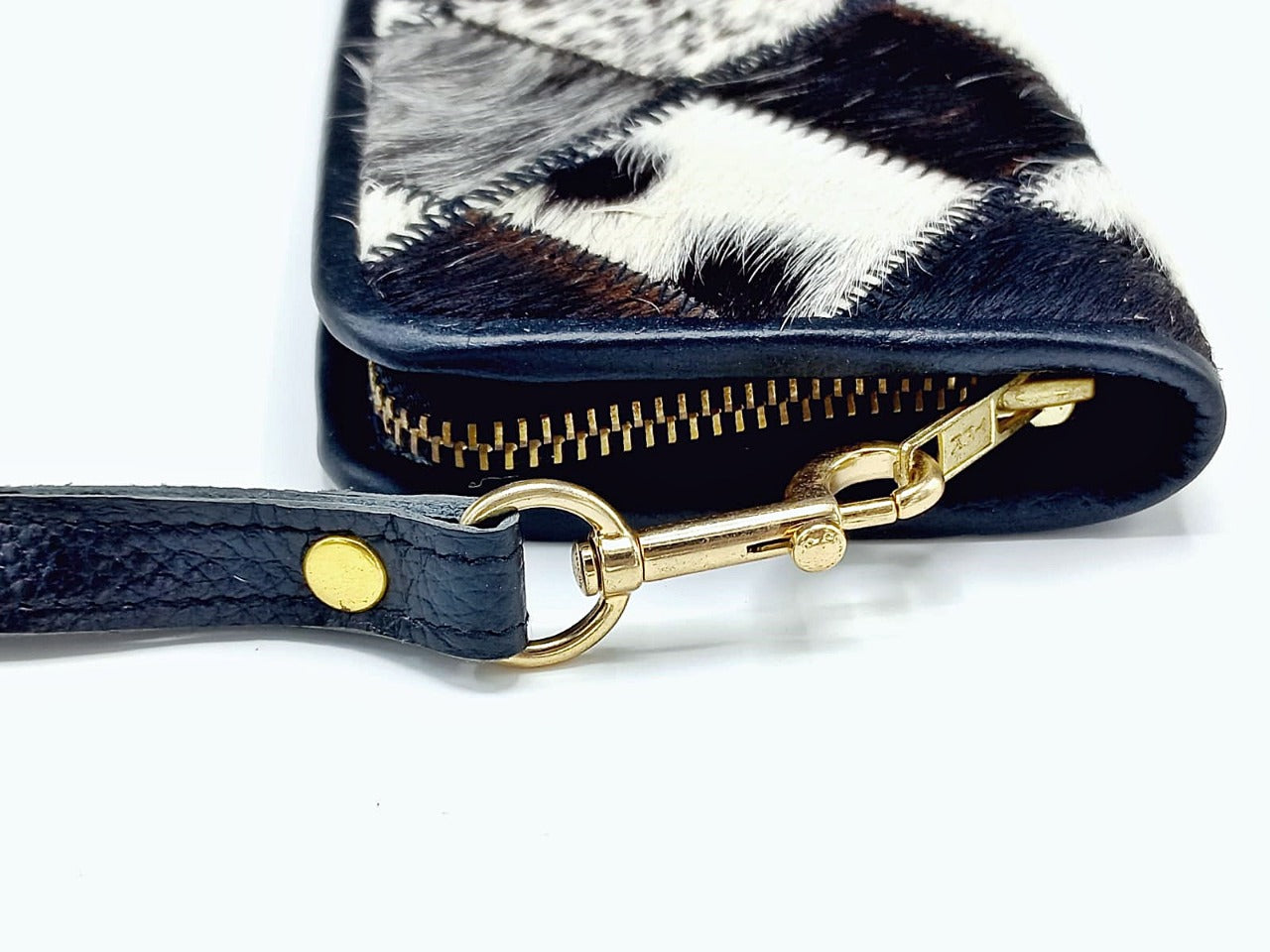 Close-up of zip
