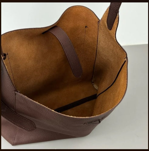Backside of leather lining