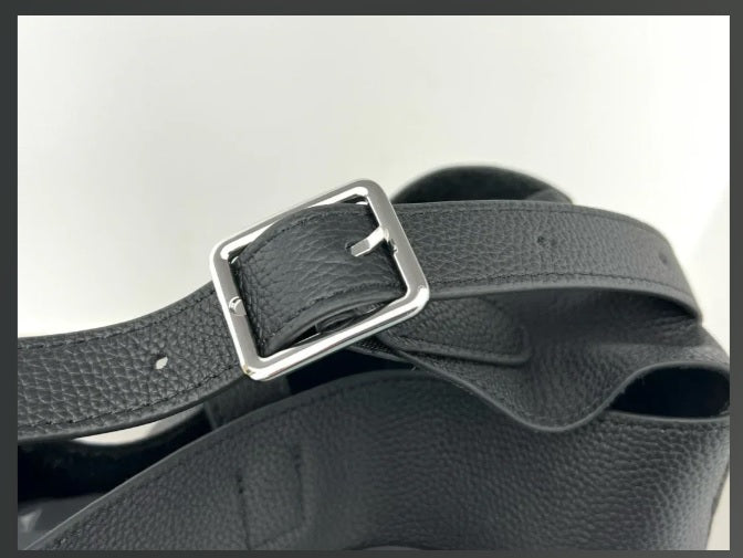 Adjustable belt buckle style strap