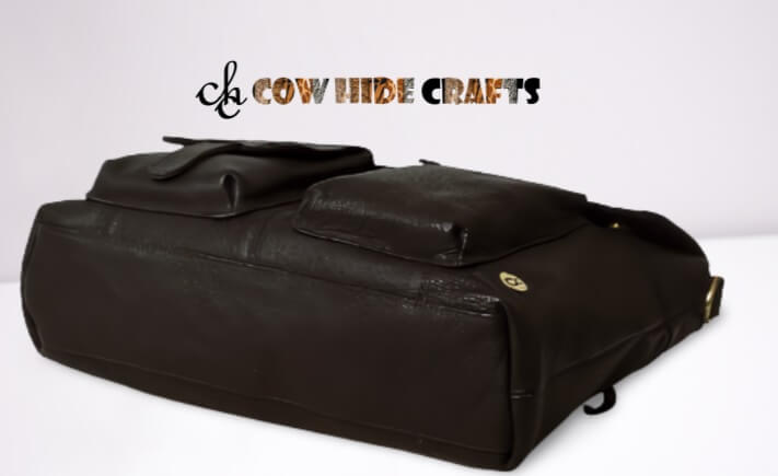Black leather formal bag flap magnetic closure