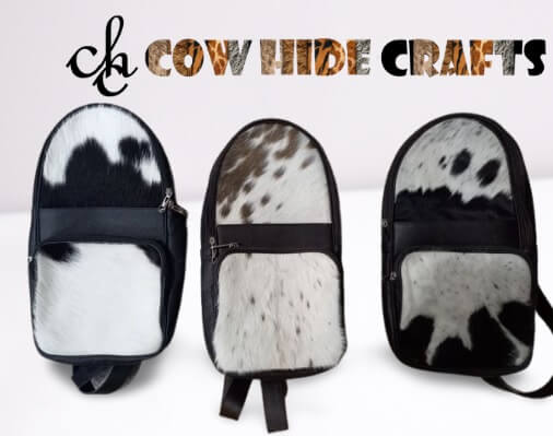 Bulk quantity cycling backpack cowhide wholesale set 5