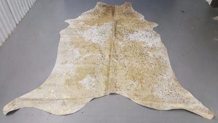 Metallic Gold Cowhide image 0