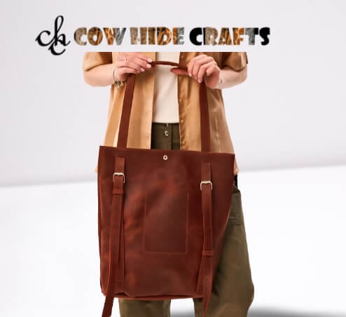 Convertible leather backpack brown vintage