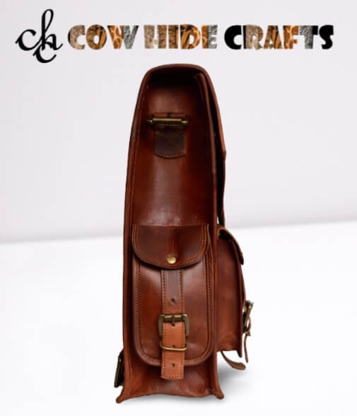 Convertible leather backpack shoulder sling mode